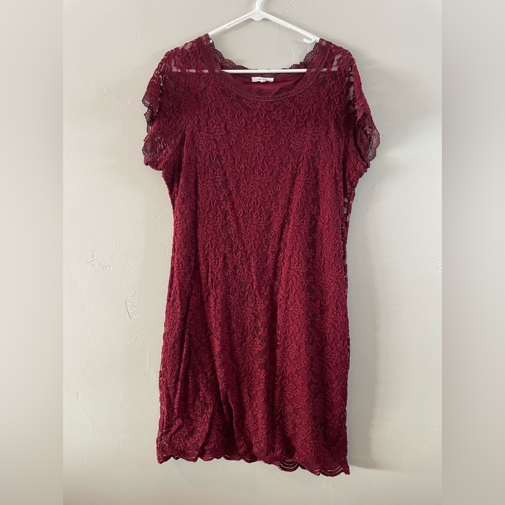Wine colored XL Dress